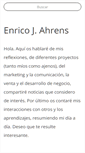 Mobile Screenshot of enricoahrens.com