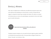 Tablet Screenshot of enricoahrens.com